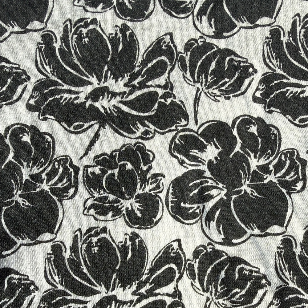 Tommy John Black and White Floral Pajamas